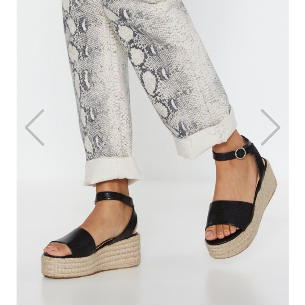 Nasty Gal Platform Sandals
